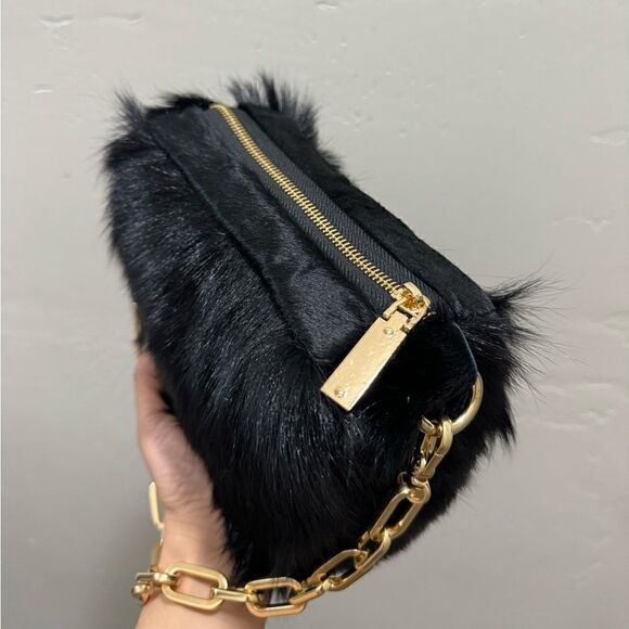 Handmade Genuine Goat Hair-on Hide Purse/Shoulder Bag/ Crossbody - Picture 14 of 16